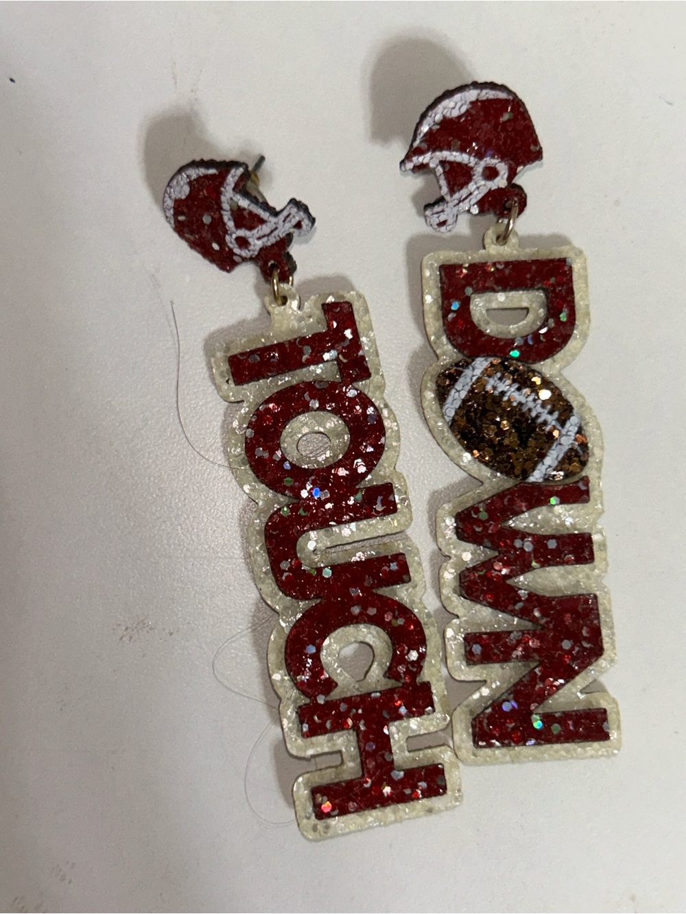 Glitter Dangle Earrings
